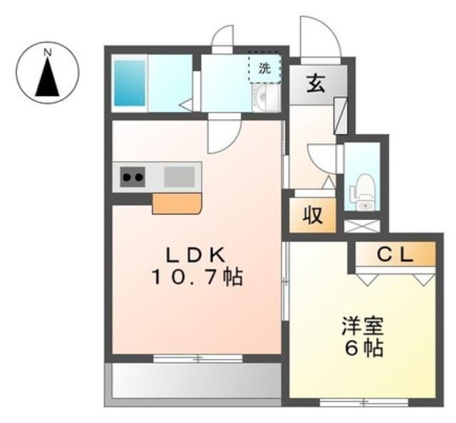 ハーモレストの物件間取画像