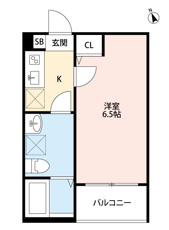 HACK HOUSE 洲崎町の物件間取画像