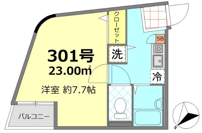 メゾンたくづの(メゾンタクヅノ)の物件間取画像