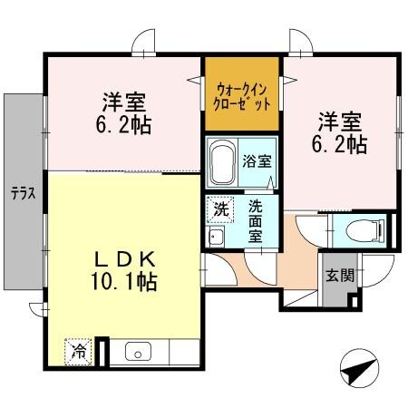 プランドール本郷台の物件間取画像