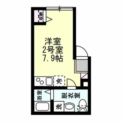 ベイルーム横濱関内の物件間取画像