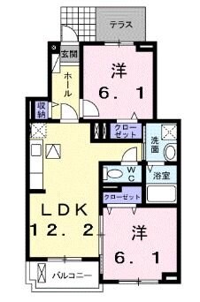 グラン・ソレイユの物件間取画像