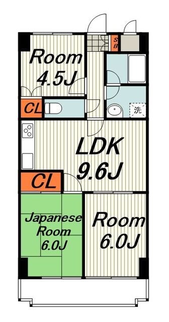 スカイパレス東戸塚の物件間取画像