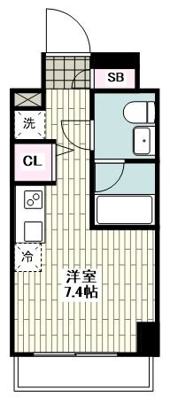 クラリッサ横浜ロッソの物件間取画像