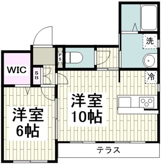 メゾネット　水神橋の物件間取画像