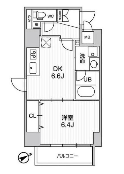 ＴＨＥ　ＰＡＬＭＳ　ＹＯＫＯＨＡＭＡ　ＩＳＯＧＯの物件間取画像