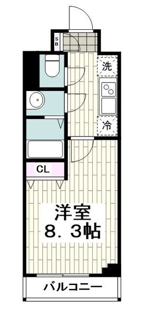 レイリス横浜井土ヶ谷エーゼットの物件間取画像