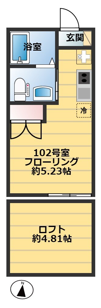 ベイルーム瀬戸の物件間取画像