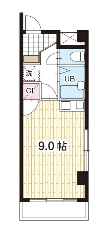 ミラクルイン横浜の物件間取画像