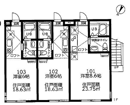 ラ・シャンス鶴間　第６の物件間取画像