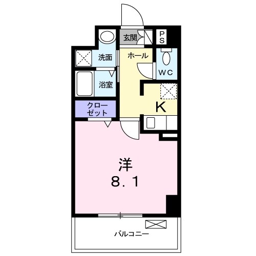 ジャルディーさがみ野の物件間取画像