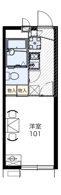 レオパレスラ　プランタンIIの物件間取画像