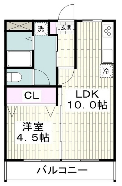 三ツ境ハウスの物件間取画像