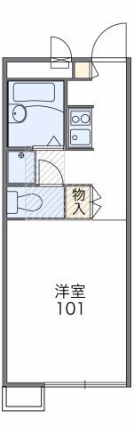 レオパレスイズミの物件間取画像