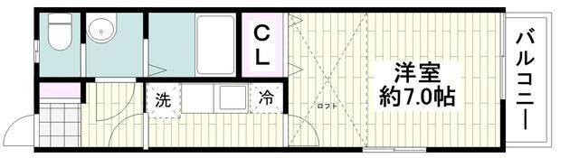 エクレール辻堂Iの物件間取画像