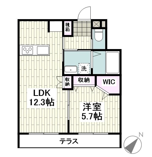 アントラＮの物件間取画像