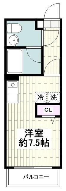 ガーデンコート藤沢の物件間取画像