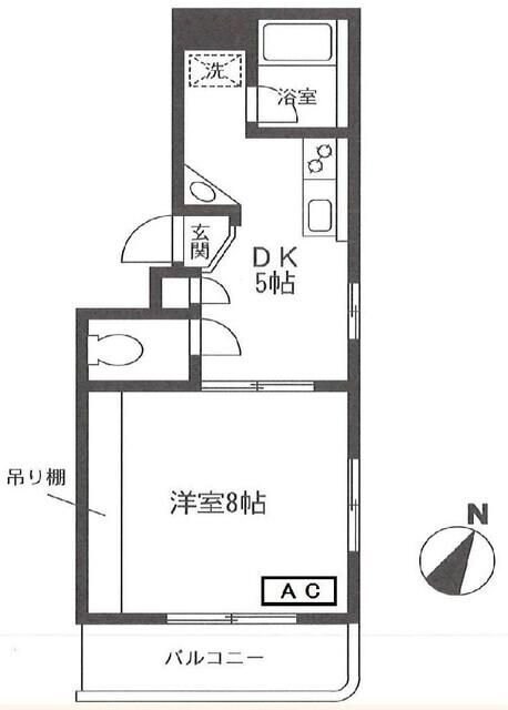 エスポワール湘南台の物件間取画像