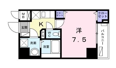 スアヴィス平塚宝町の物件間取画像