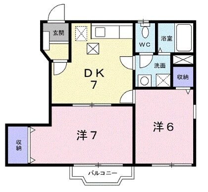 フロレスタカマクラIの物件間取画像