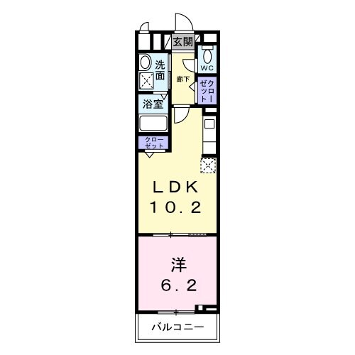 コートヤードIII番館の物件間取画像