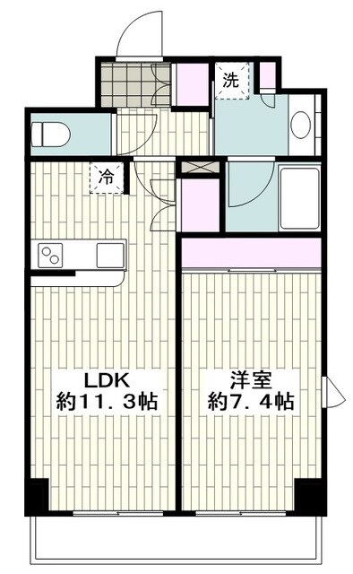 メルヴェーユの物件間取画像