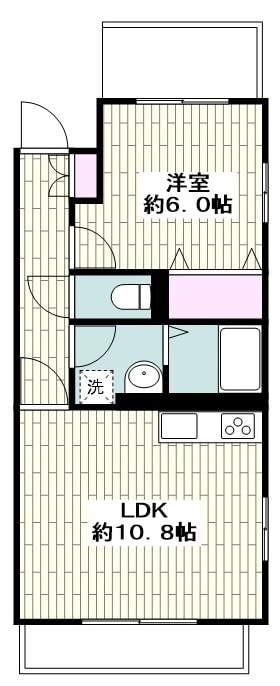 スカイスクエアの物件間取画像