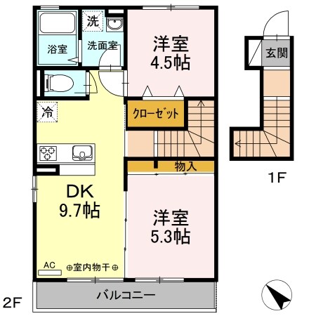 ヴァンベール湘南IIIの物件間取画像