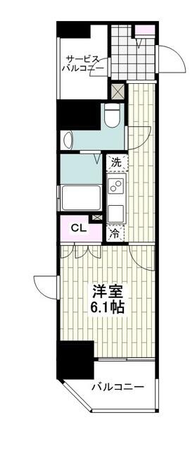 ザ・パーククロス藤沢の物件間取画像