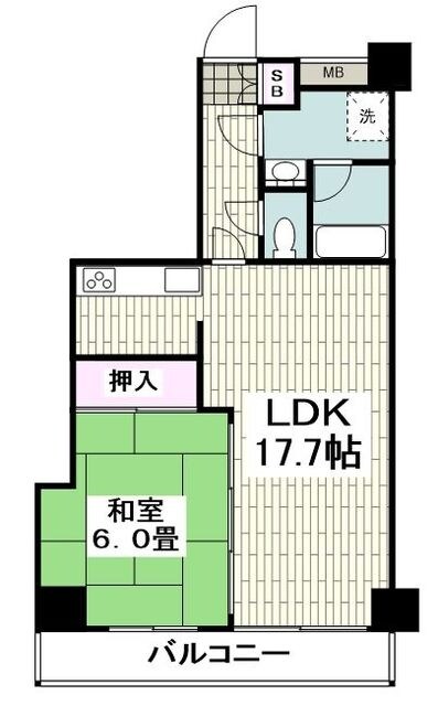 N-flats 横浜大岡の物件間取画像