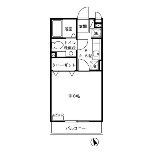 プランドールＢの物件間取画像