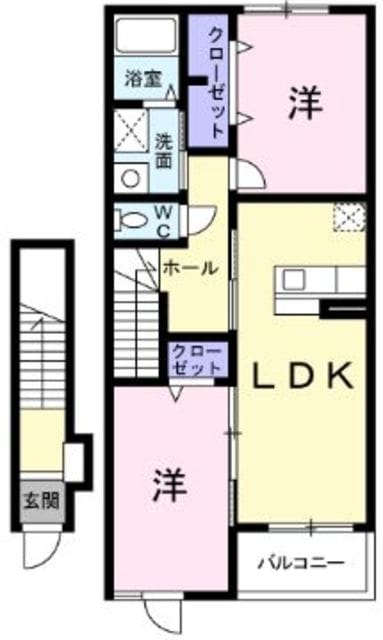 ヴィラカメリアの物件間取画像