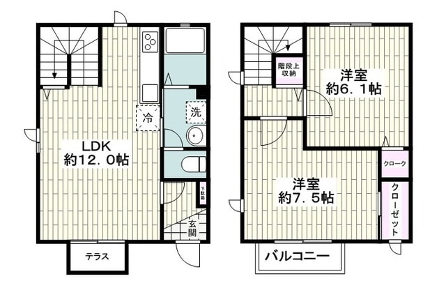 コージーコートの物件間取画像