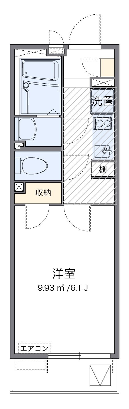 レオネクストパークサイド伊勢町の物件間取画像