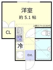 ベルエクラ羽田の物件間取画像