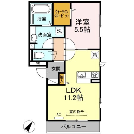 メゾン　フォンテ―ヌの物件間取画像