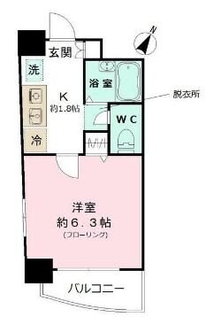 クレール本町の物件間取画像