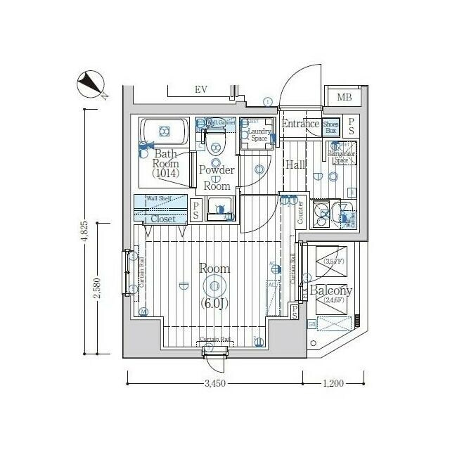 ＭＡＸＩＶ横浜鶴見の物件間取画像