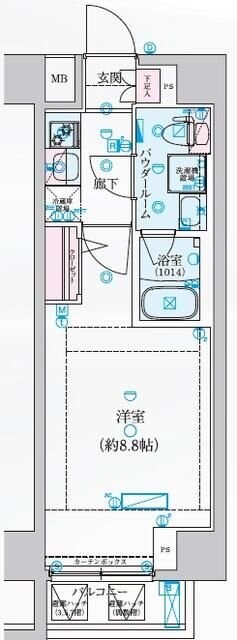 ｃｒｏｓｔｏｎｅ川崎の物件間取画像