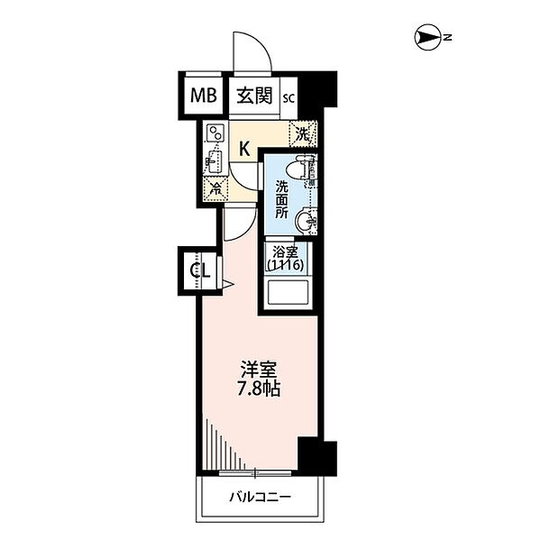 プレールドゥーク川崎大師の物件間取画像