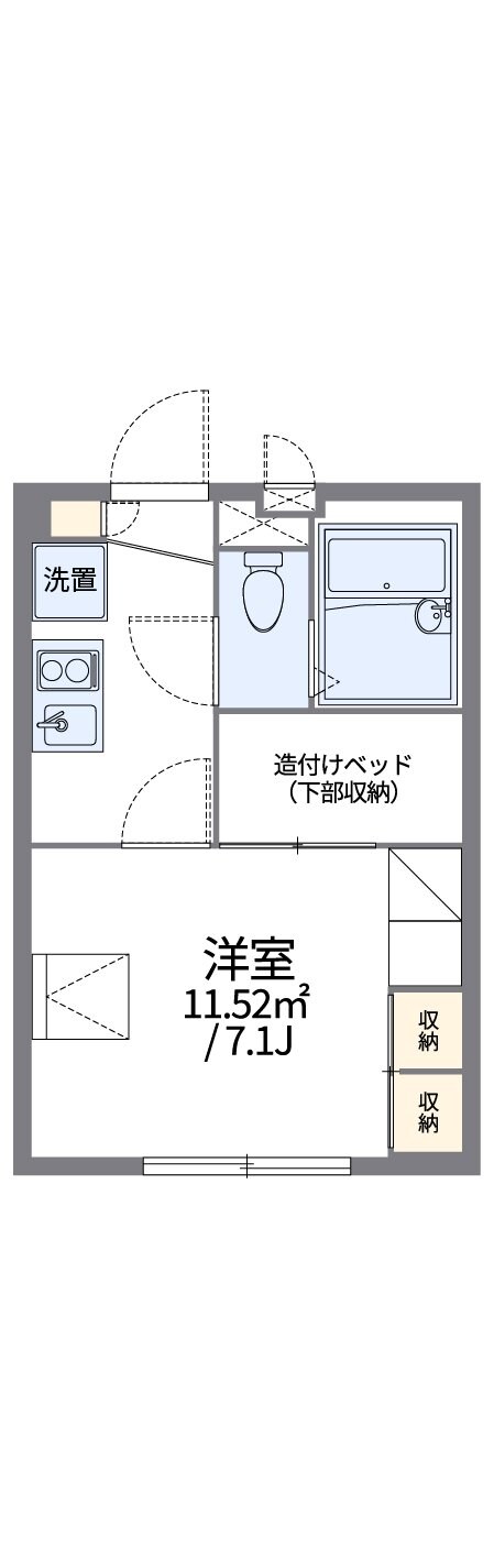 レオパレス追分の物件間取画像