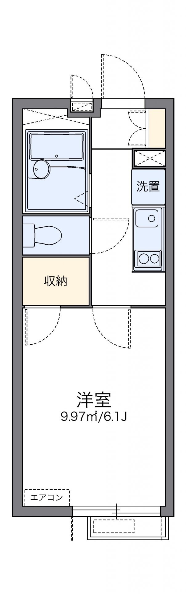 レオパレスＫＥＮ　IIIの物件間取画像