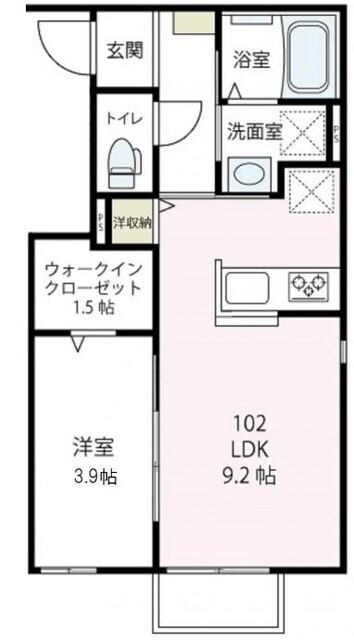 フェリキタスの物件間取画像