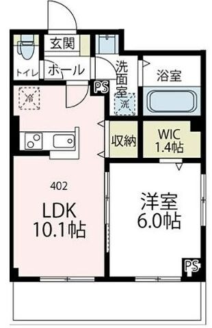 リ・ブランの物件間取画像