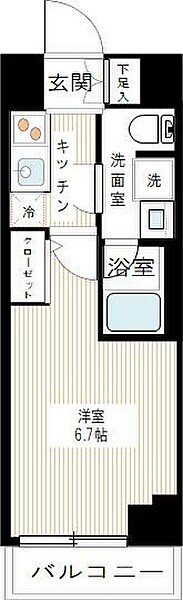 ARCOBALENO MUSASHIKOSUGIの物件間取画像