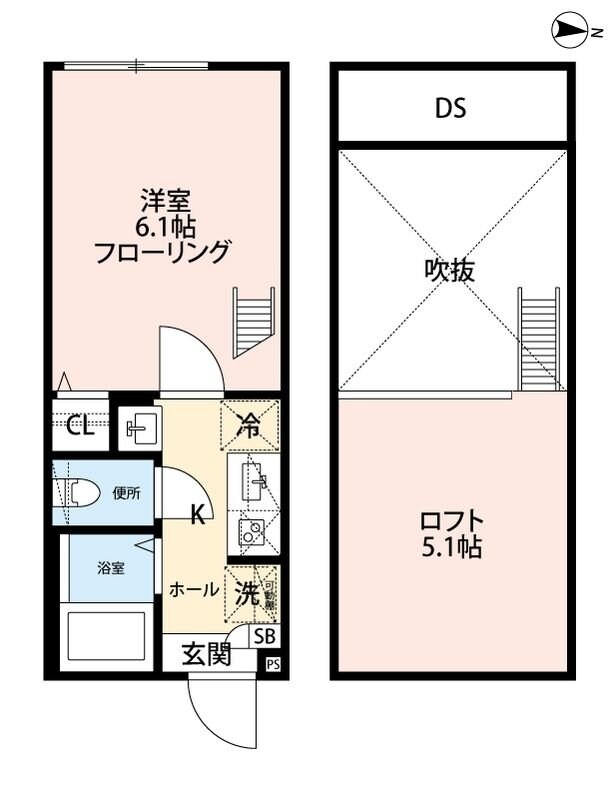 グランクオール矢向の物件間取画像