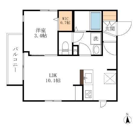 Purimroseの物件間取画像