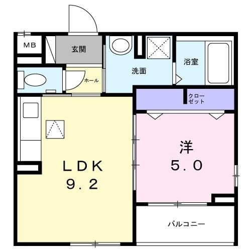 セレノ　コンチェルトの物件間取画像