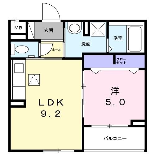 セレノ　コンチェルトの物件間取画像