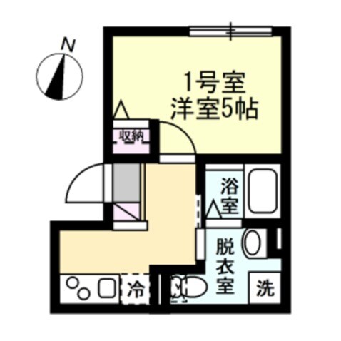 ベイルーム小田栄IIの物件間取画像